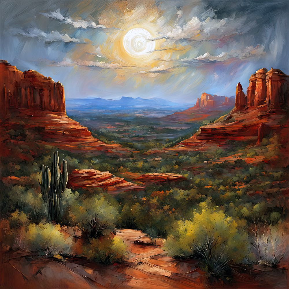 Desert Sunrise art print by Ronald Bolokofsky for $57.95 CAD
