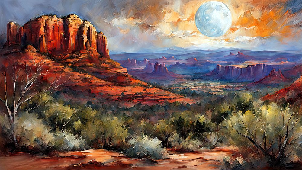 Desert Sunset art print by Ronald Bolokofsky for $57.95 CAD