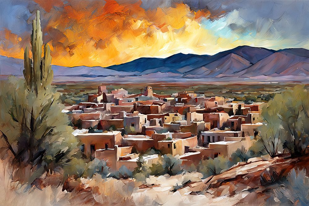 Desert Town art print by Ronald Bolokofsky for $57.95 CAD