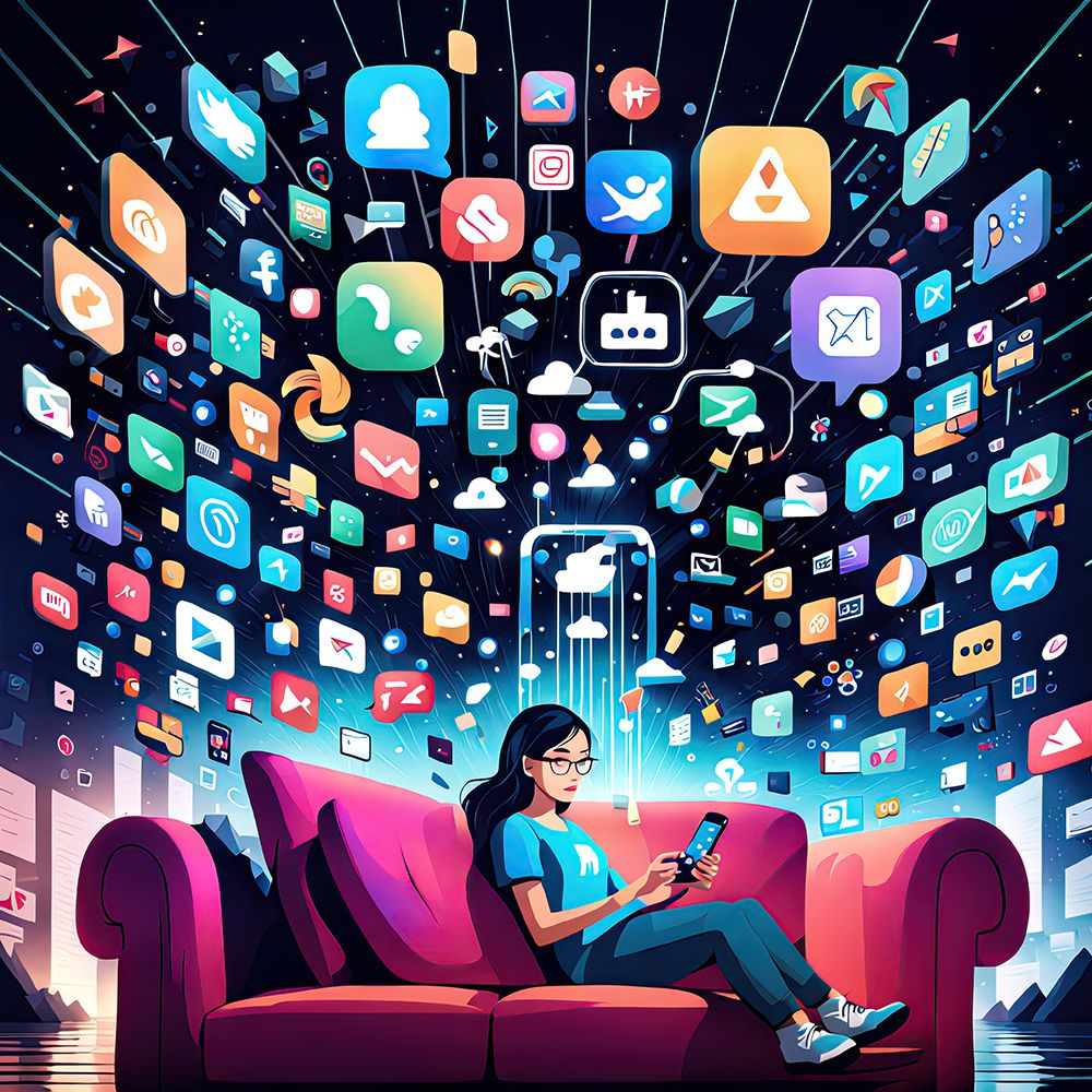 Digital Overload.jpg art print by Ronald Bolokofsky for $57.95 CAD