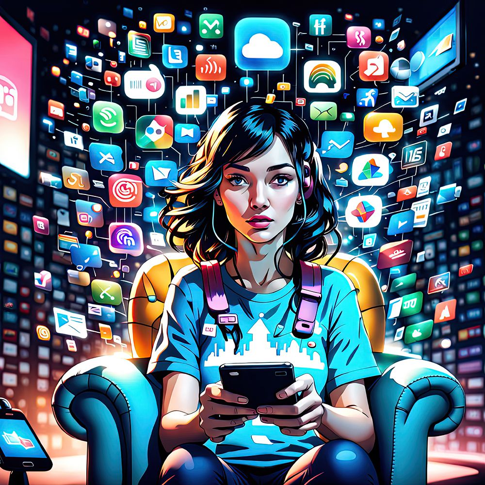 Digital Woman.jpg art print by Ronald Bolokofsky for $57.95 CAD