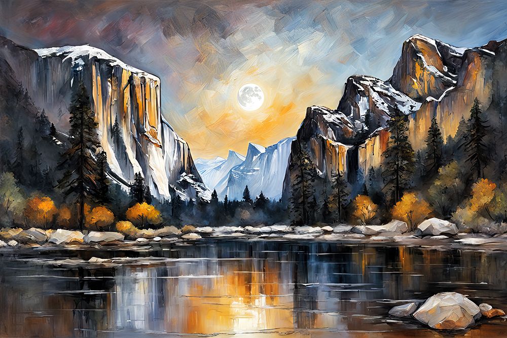 Enchanted Mountains art print by Ronald Bolokofsky for $57.95 CAD