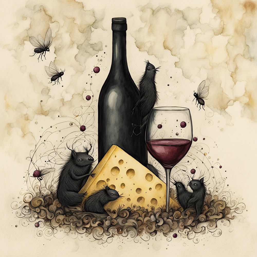 Fermented Fancies and Cheesy Dreams art print by Ronald Bolokofsky for $57.95 CAD