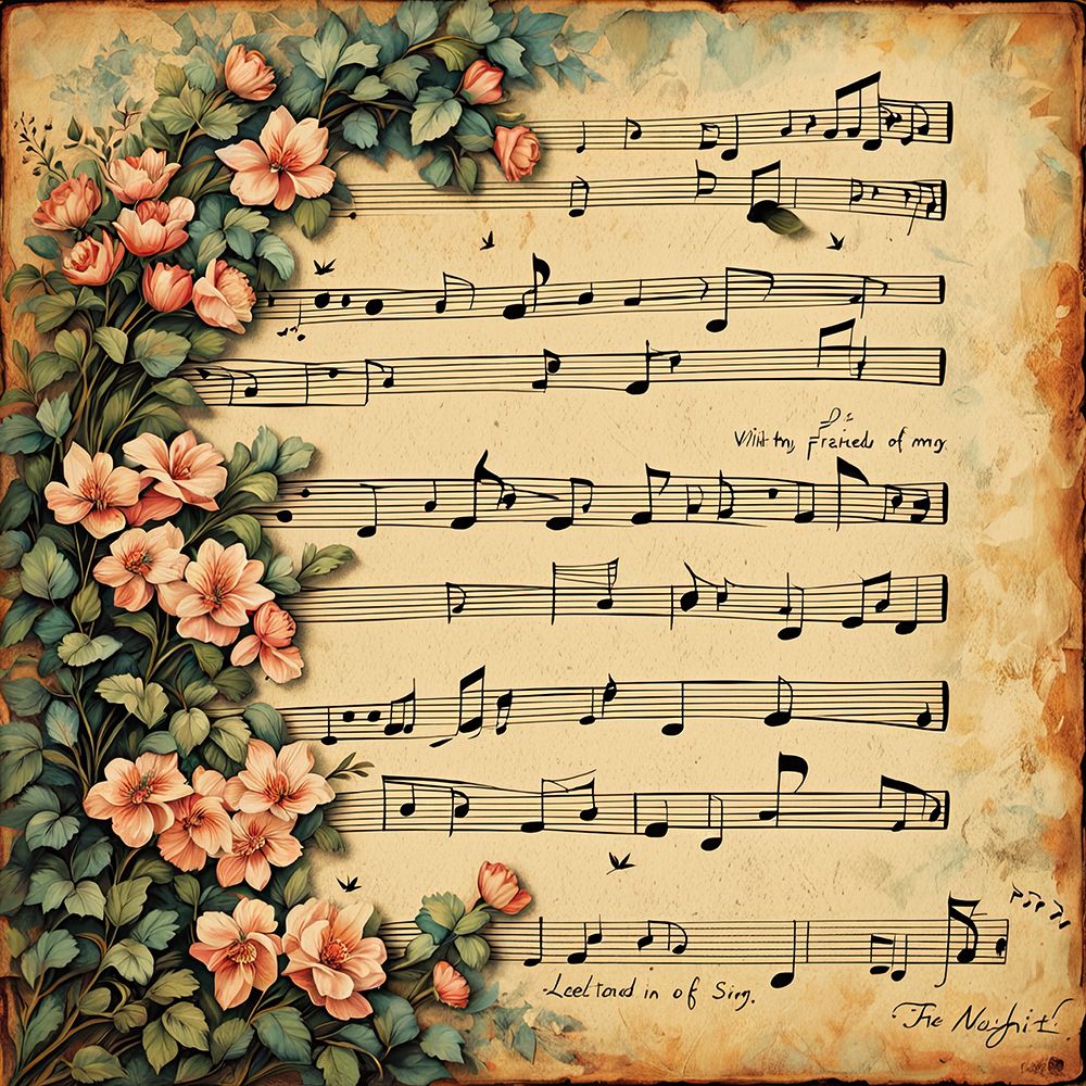 Floral Melody art print by Ronald Bolokofsky for $57.95 CAD