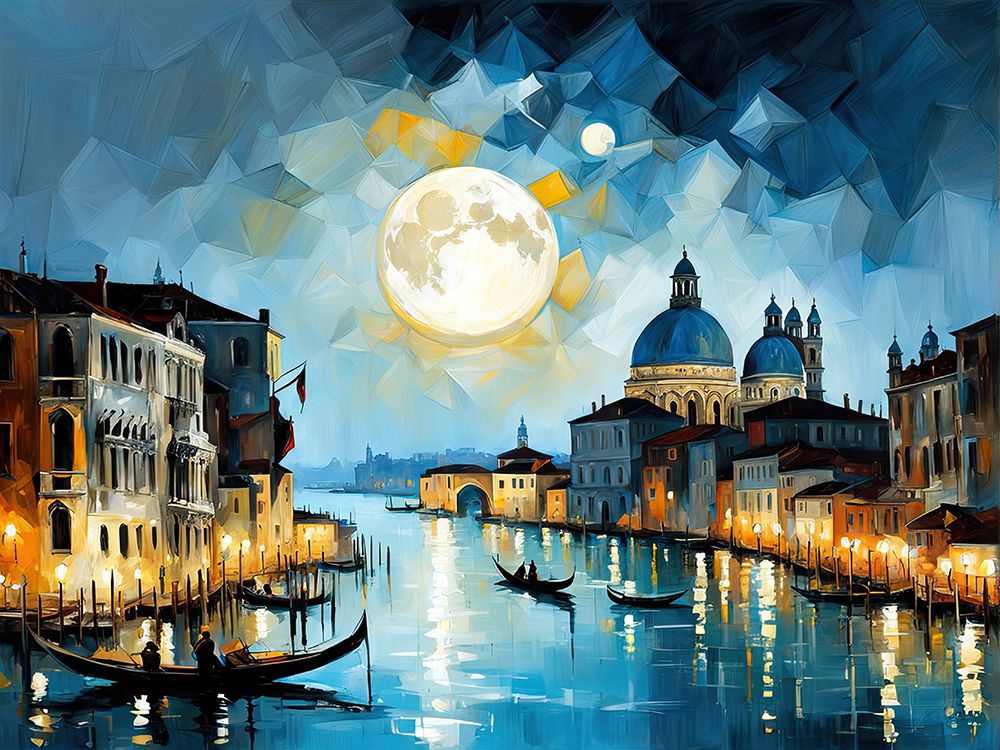 Full Moon Night art print by Ronald Bolokofsky for $57.95 CAD