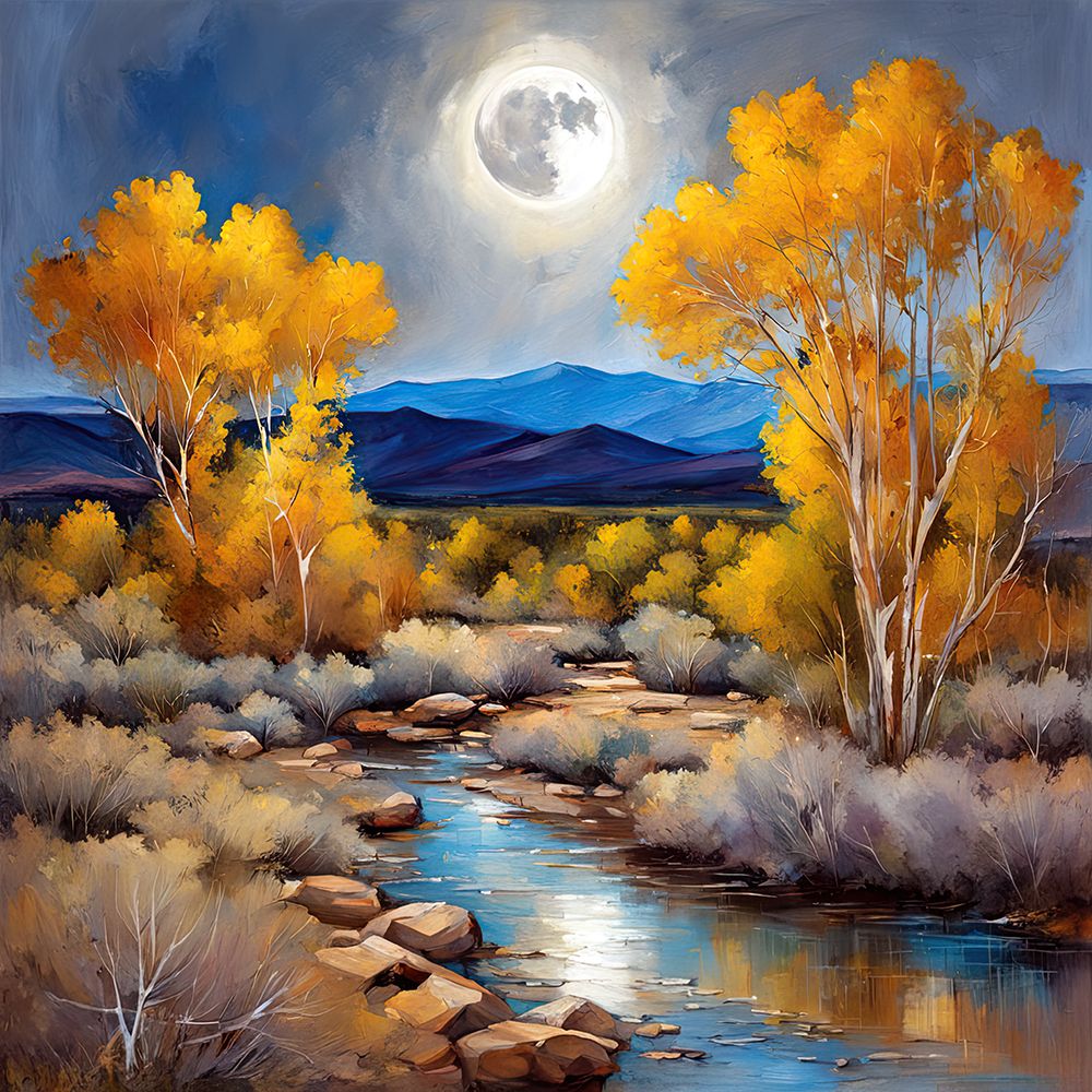 Full Moon River art print by Ronald Bolokofsky for $57.95 CAD