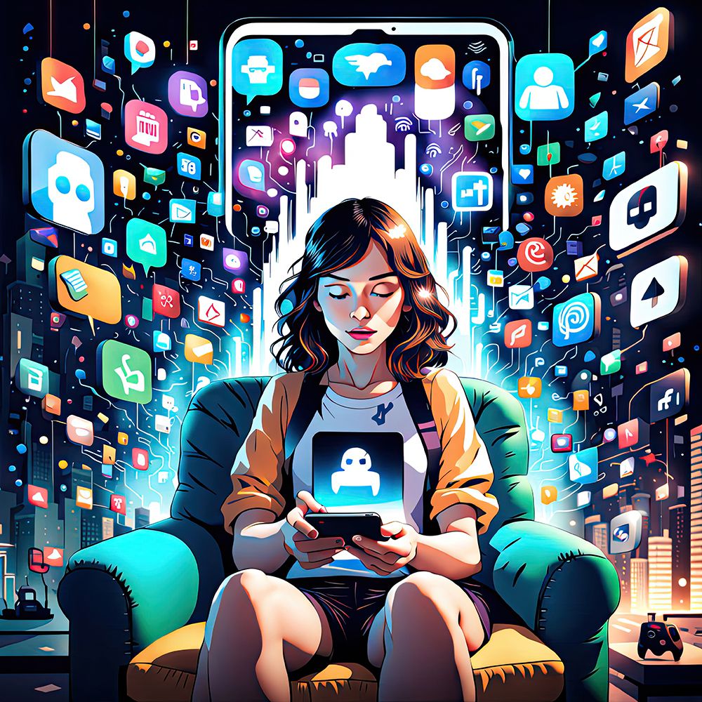 Girl In The Clouds.jpg art print by Ronald Bolokofsky for $57.95 CAD