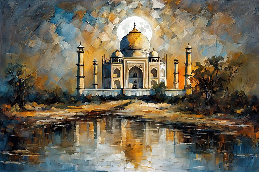 Golden Taj Mahal art print by Ronald Bolokofsky for $57.95 CAD