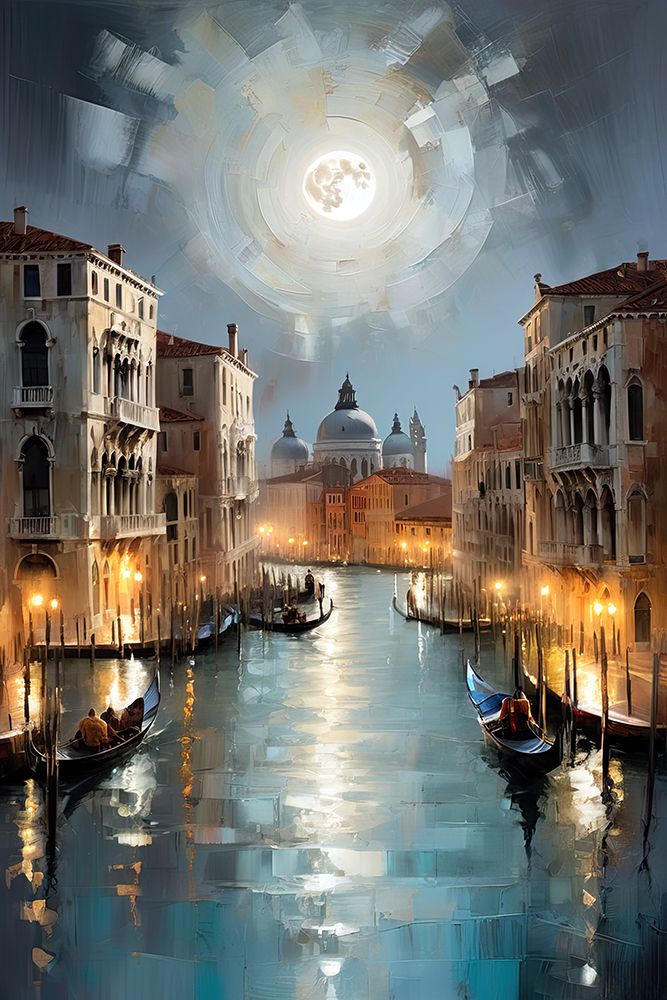 Gondola Reflections art print by Ronald Bolokofsky for $57.95 CAD