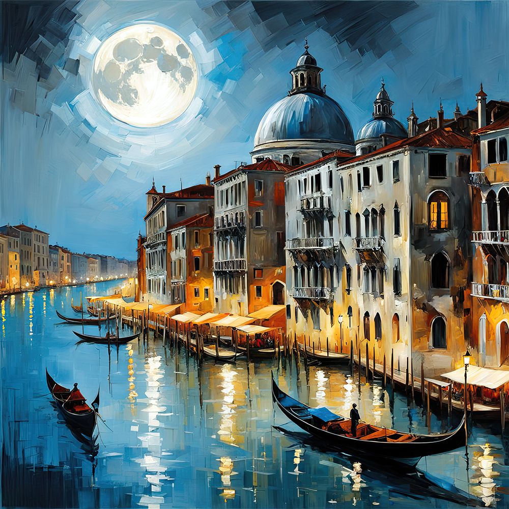 Gondola Serenade art print by Ronald Bolokofsky for $57.95 CAD