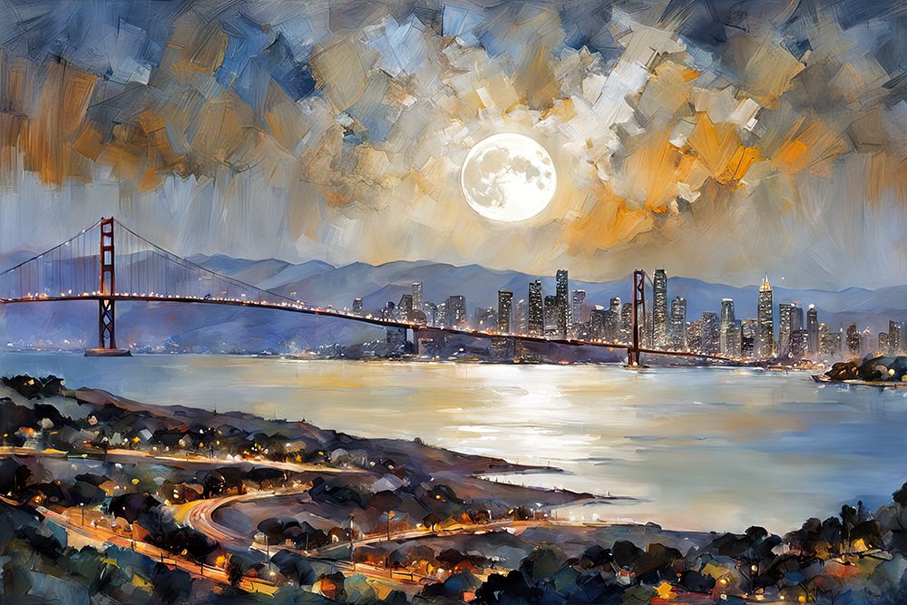 Lights Of The City art print by Ronald Bolokofsky for $57.95 CAD