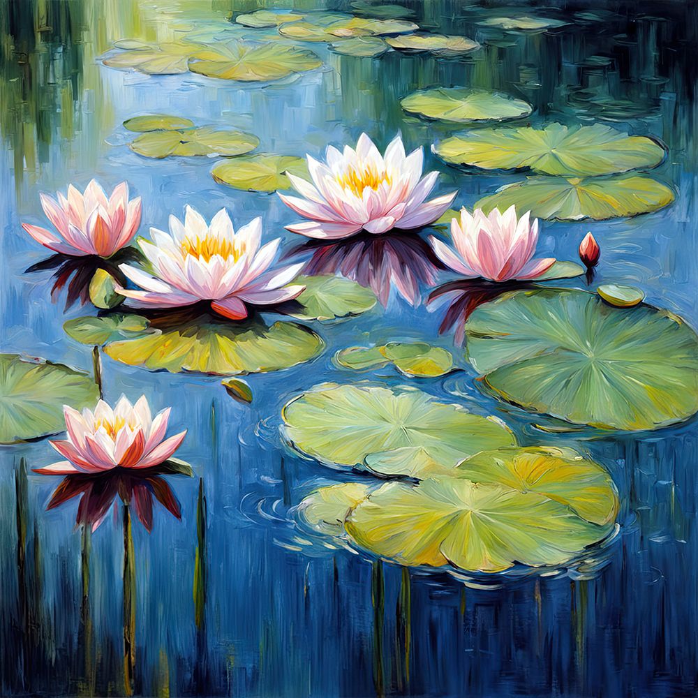 Lily Pond art print by Ronald Bolokofsky for $57.95 CAD