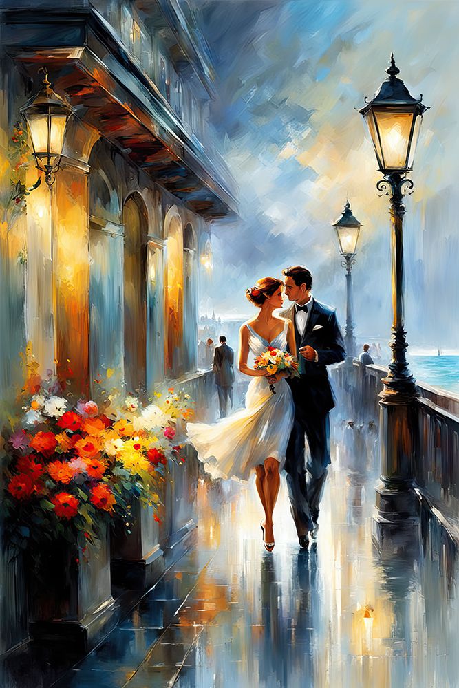 Love Stroll art print by Ronald Bolokofsky for $57.95 CAD