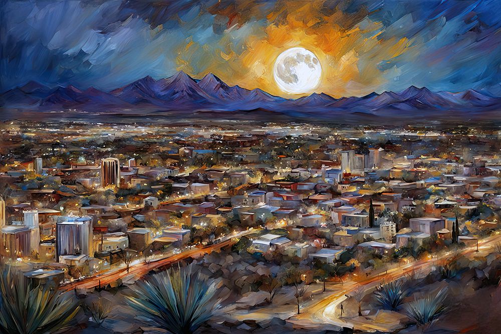 Luminous Urban Dreamscape art print by Ronald Bolokofsky for $57.95 CAD