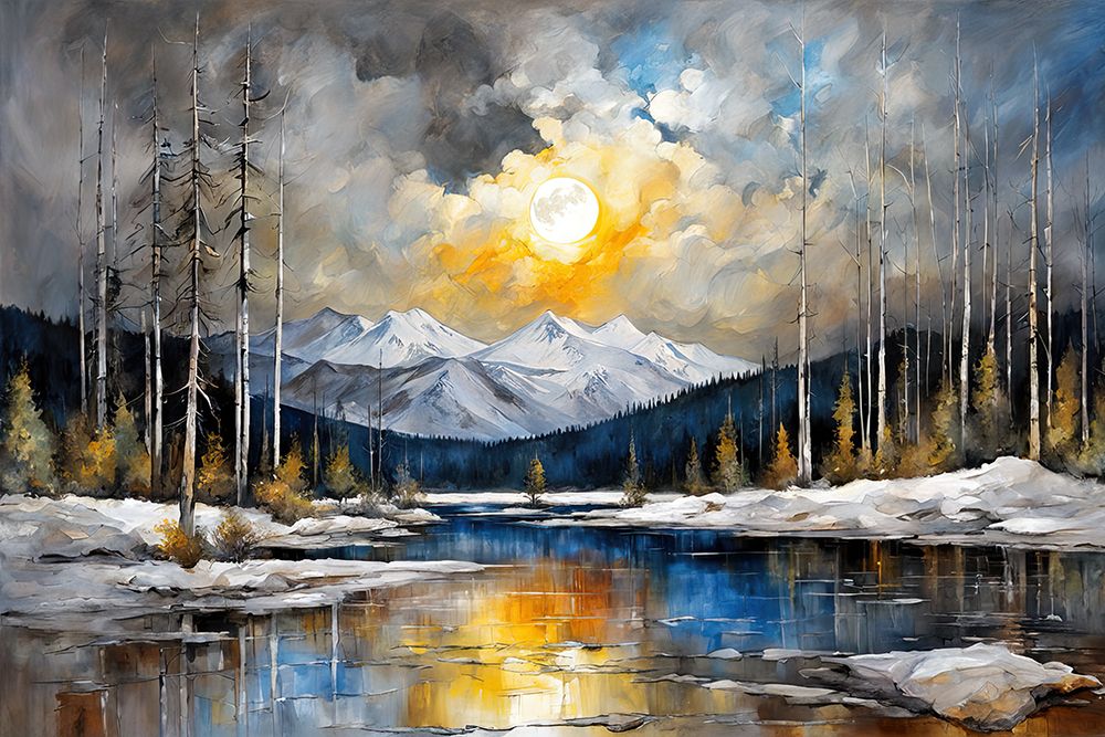 Lunar Serenade art print by Ronald Bolokofsky for $57.95 CAD