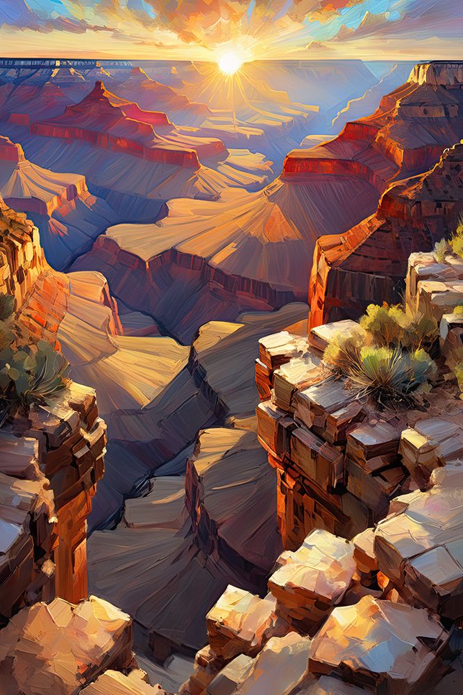 Majestic Cliffs art print by Ronald Bolokofsky for $57.95 CAD