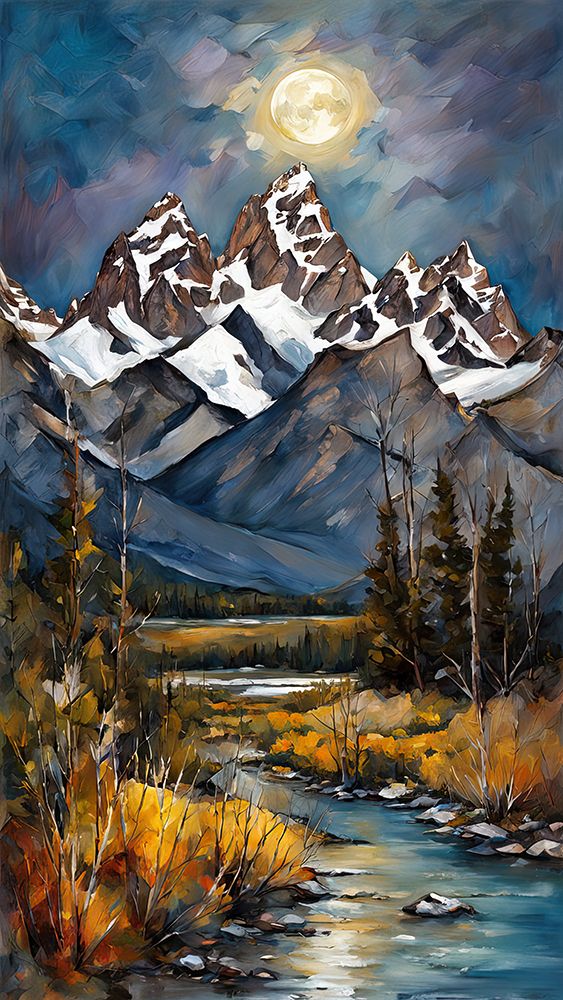 Majestic Mountain Range art print by Ronald Bolokofsky for $57.95 CAD
