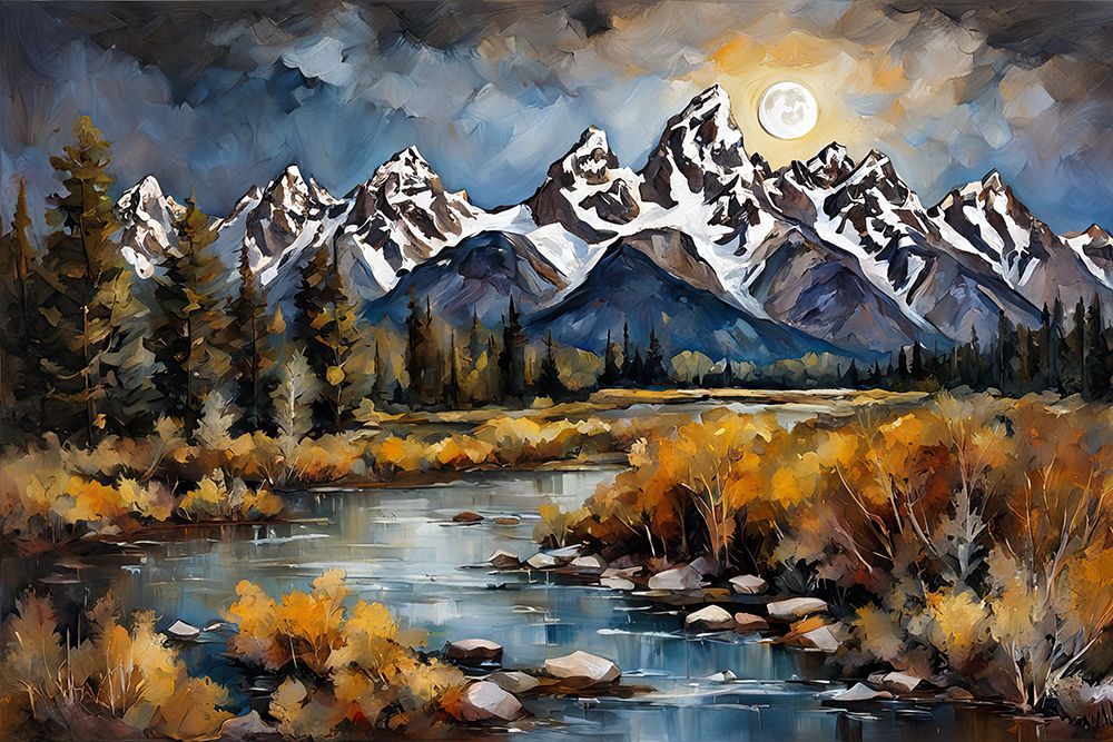 Majestic Mountains art print by Ronald Bolokofsky for $57.95 CAD