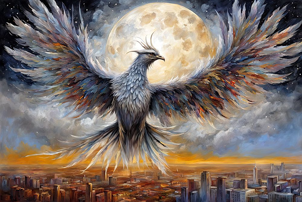 Moonlight Over Phoenix art print by Ronald Bolokofsky for $57.95 CAD