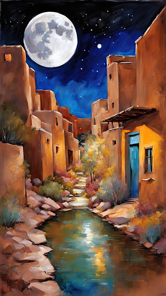 Moonlit Alley art print by Ronald Bolokofsky for $57.95 CAD