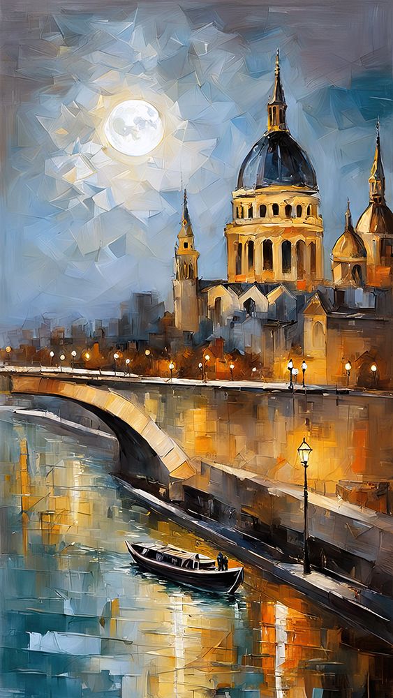 Moonlit Cathedral art print by Ronald Bolokofsky for $57.95 CAD