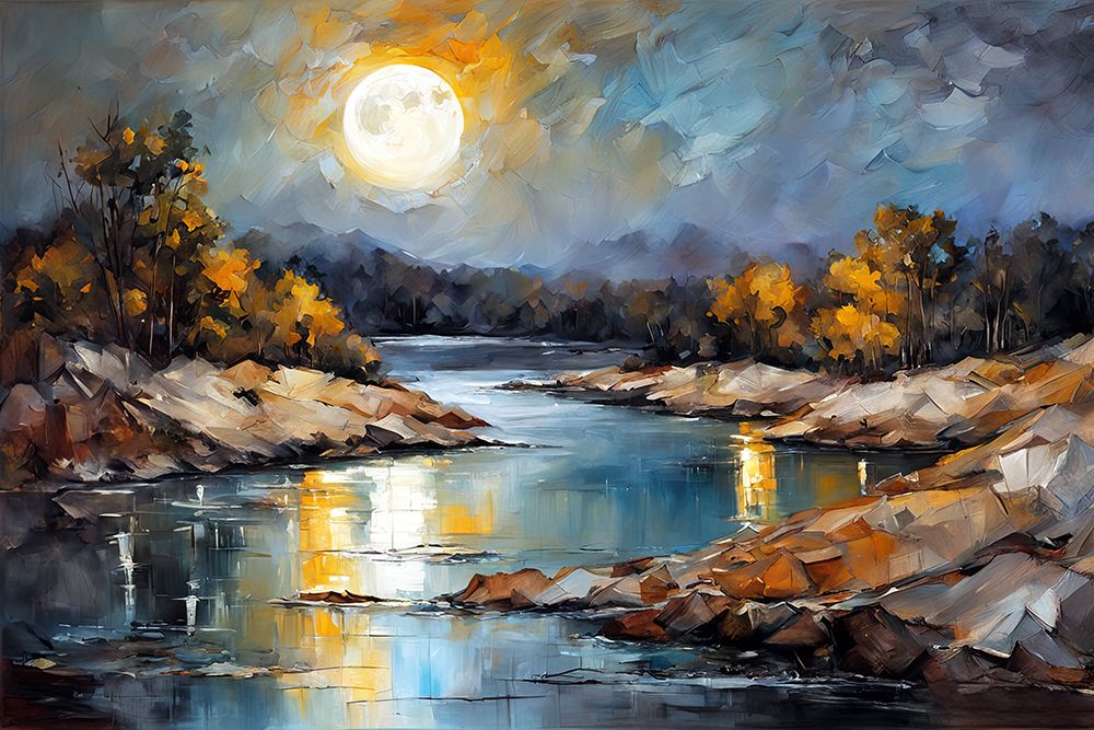 Moonlit Serenity art print by Ronald Bolokofsky for $57.95 CAD