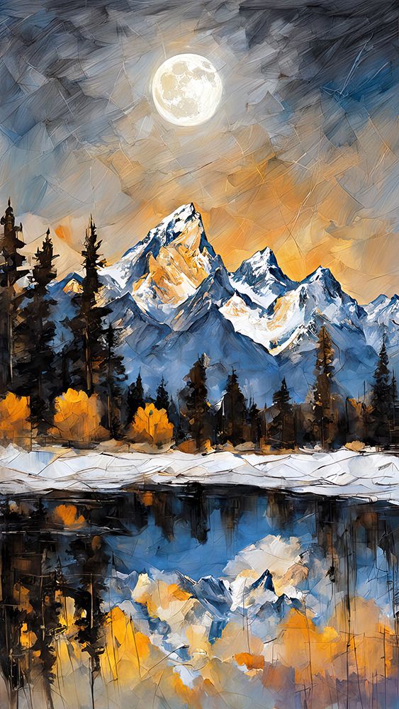 Mountain Reflection art print by Ronald Bolokofsky for $57.95 CAD