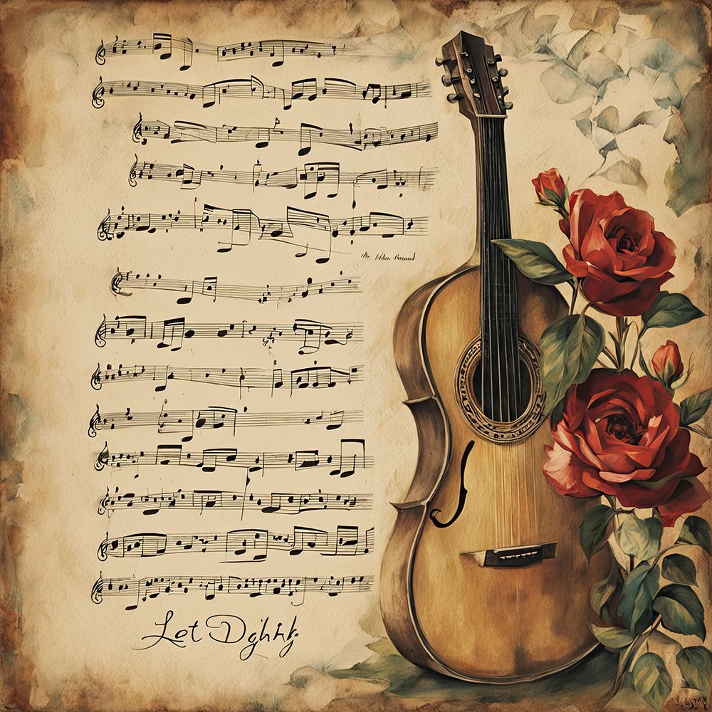 Music And Roses art print by Ronald Bolokofsky for $57.95 CAD
