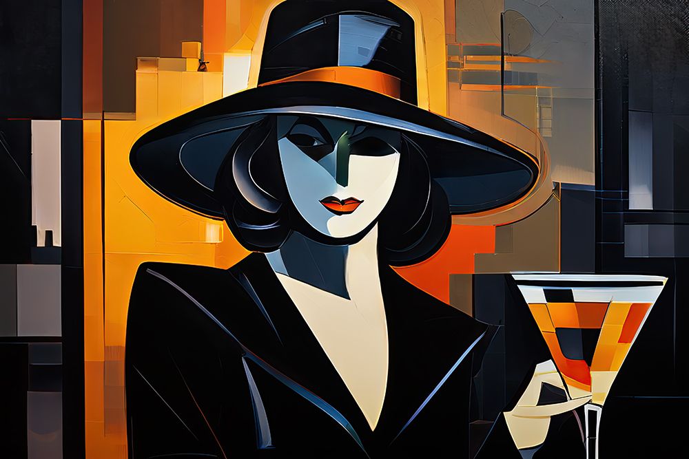Mysterious Lady art print by Ronald Bolokofsky for $57.95 CAD