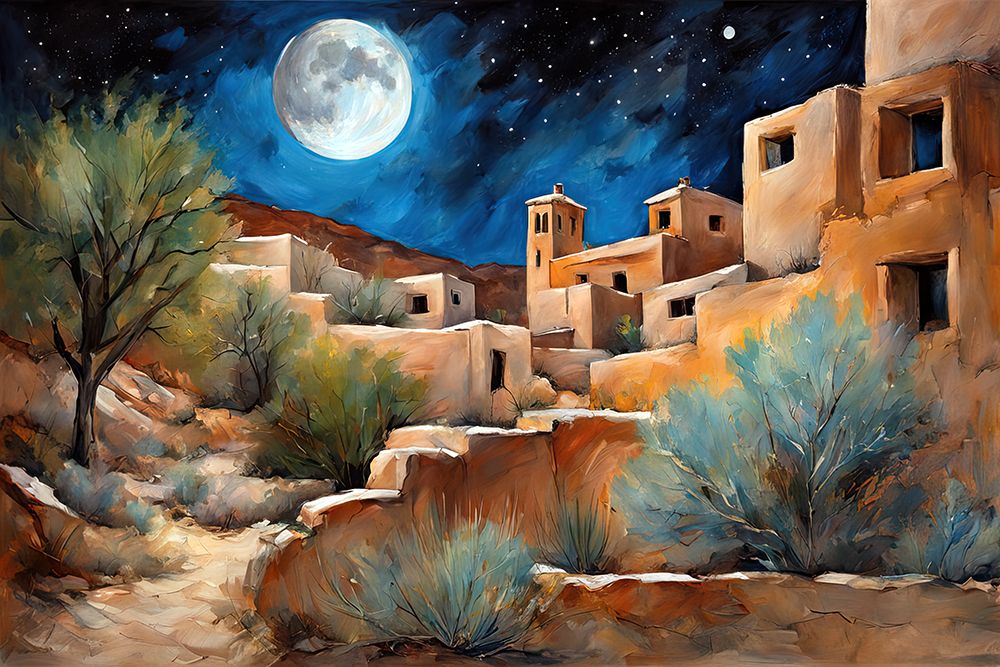 Night In The Desert art print by Ronald Bolokofsky for $57.95 CAD