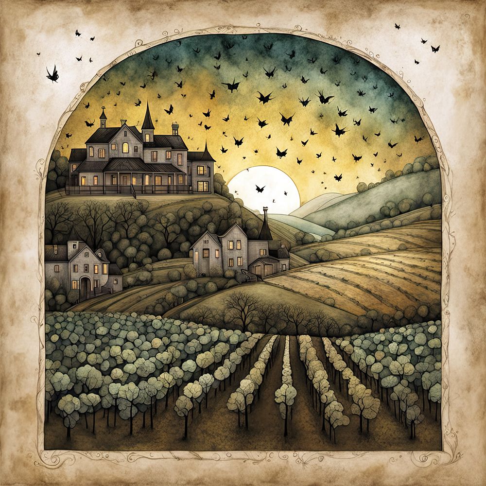 Night Of The Bats art print by Ronald Bolokofsky for $57.95 CAD