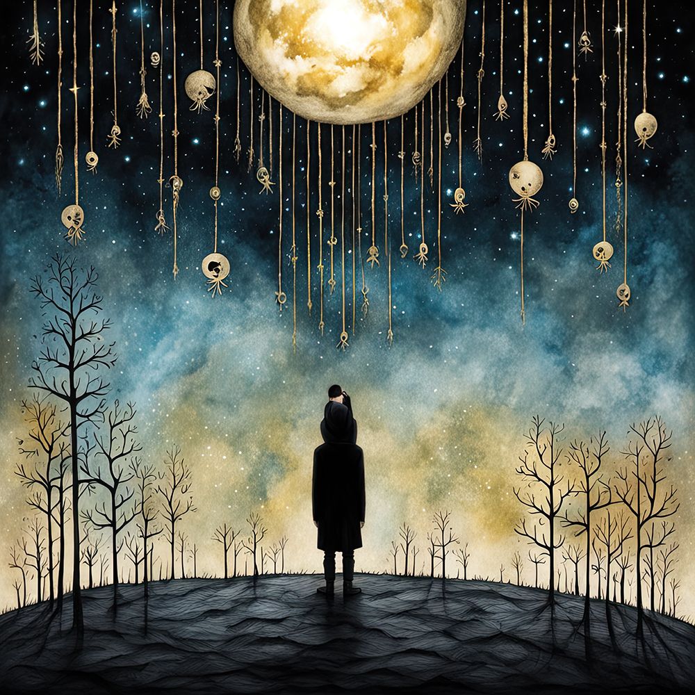 Night Of The Distant Stars art print by Ronald Bolokofsky for $57.95 CAD