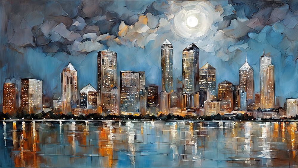 Night Reflections art print by Ronald Bolokofsky for $57.95 CAD