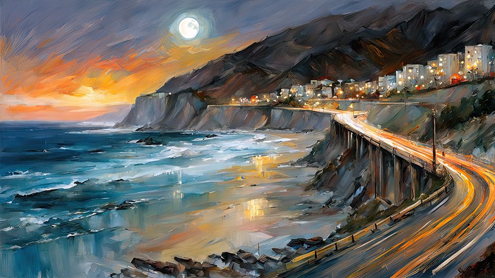 Ocean Drive art print by Ronald Bolokofsky for $57.95 CAD