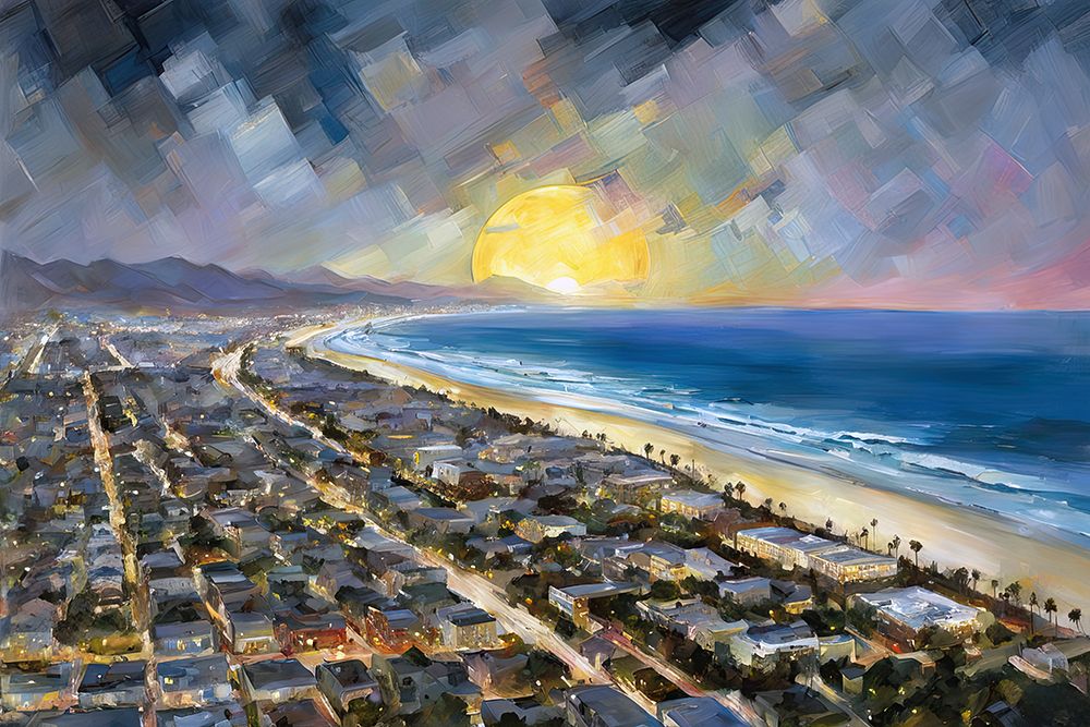 Pacific Coast Sunset art print by Ronald Bolokofsky for $57.95 CAD