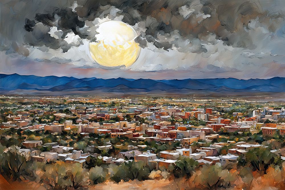 Pueblo Sunrise art print by Ronald Bolokofsky for $57.95 CAD