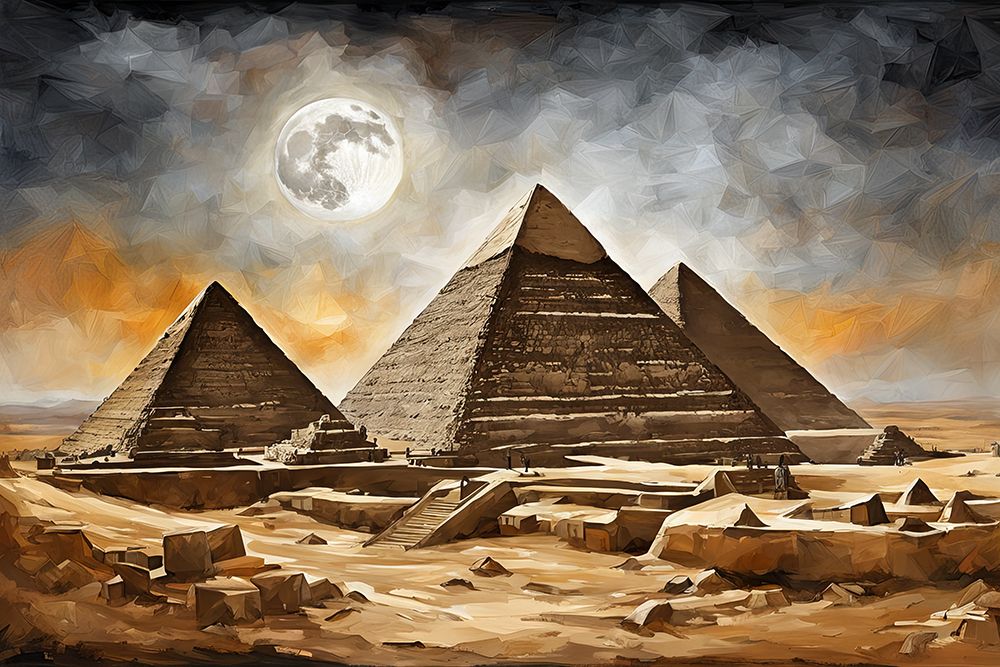 Pyramid Of The Moon art print by Ronald Bolokofsky for $57.95 CAD