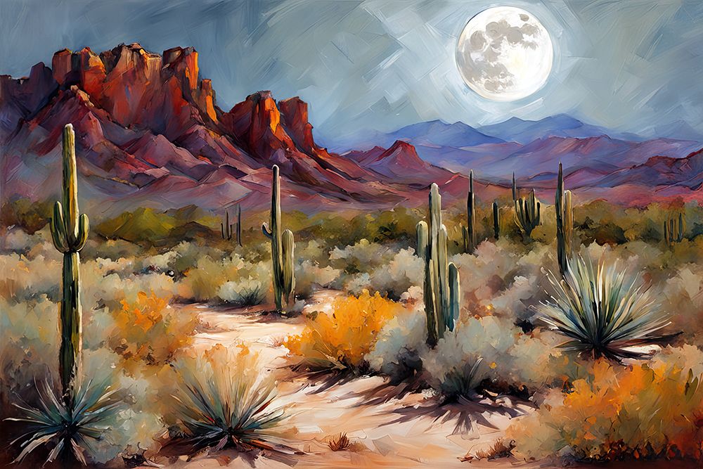 Red Rock Night art print by Ronald Bolokofsky for $57.95 CAD