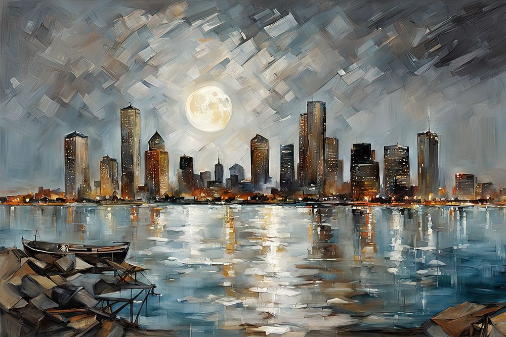 Reflection Of Lights art print by Ronald Bolokofsky for $57.95 CAD