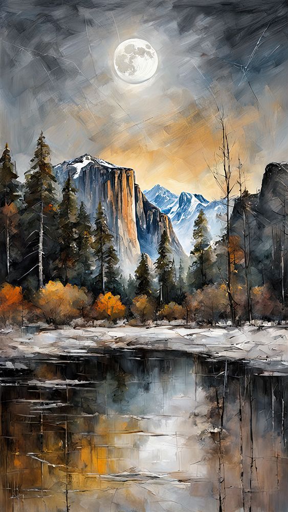 Reflection Of Mountains art print by Ronald Bolokofsky for $57.95 CAD