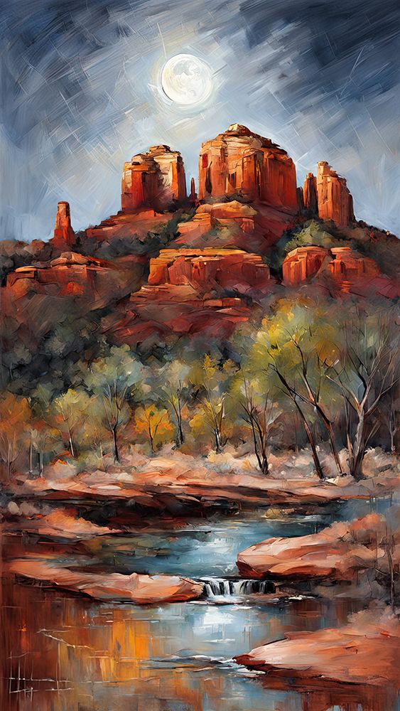 Sedona Red Rocks art print by Ronald Bolokofsky for $57.95 CAD