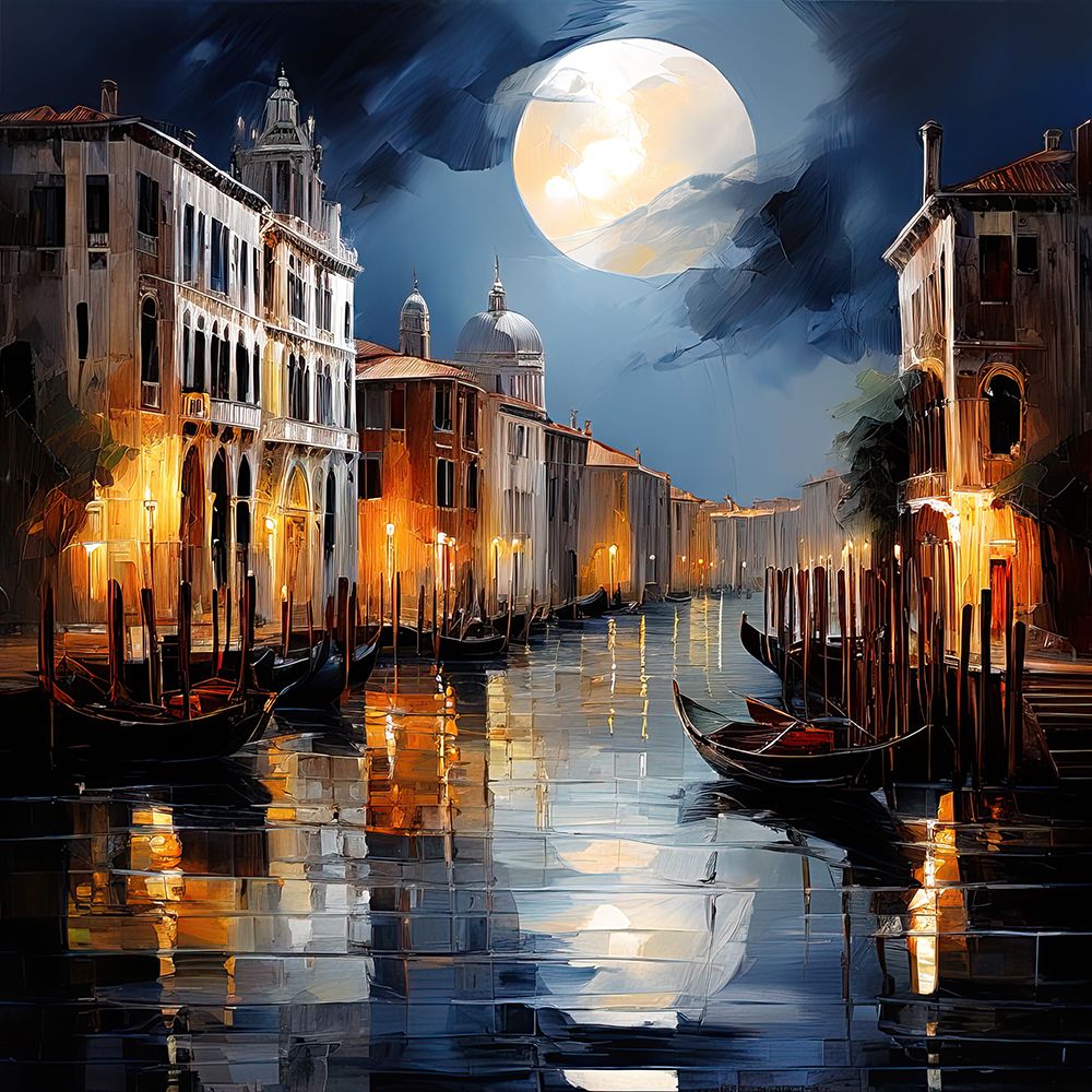 Serene Canal art print by Ronald Bolokofsky for $57.95 CAD