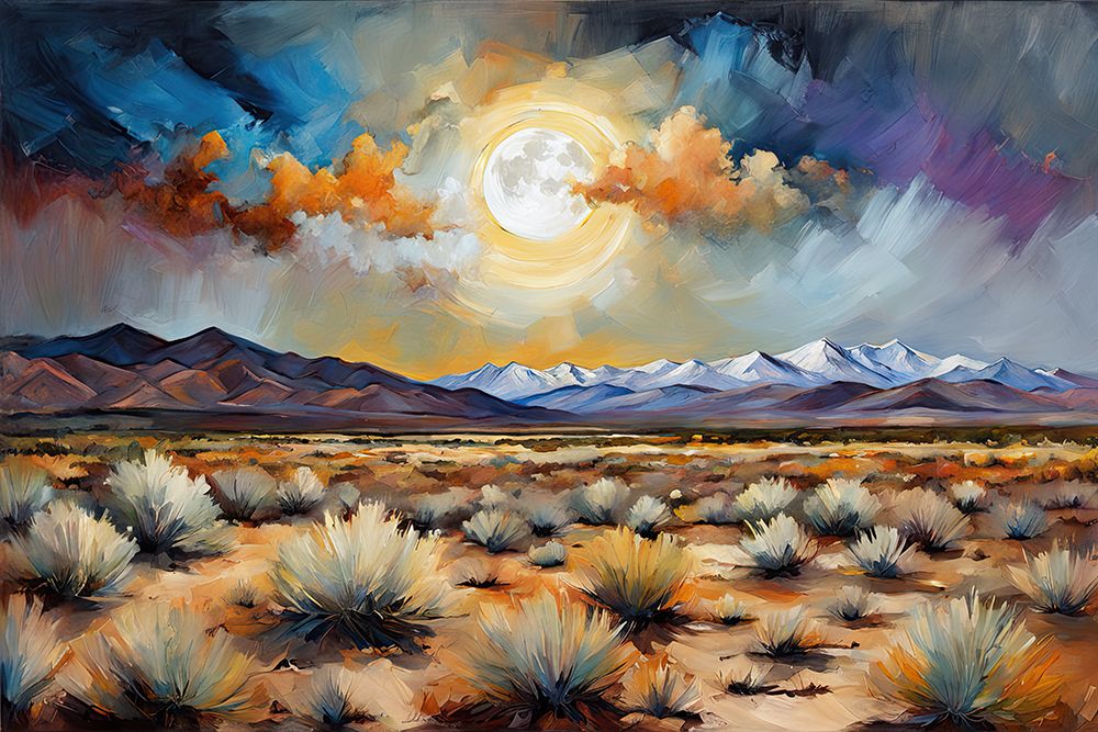 Serene Desert Sunset art print by Ronald Bolokofsky for $57.95 CAD