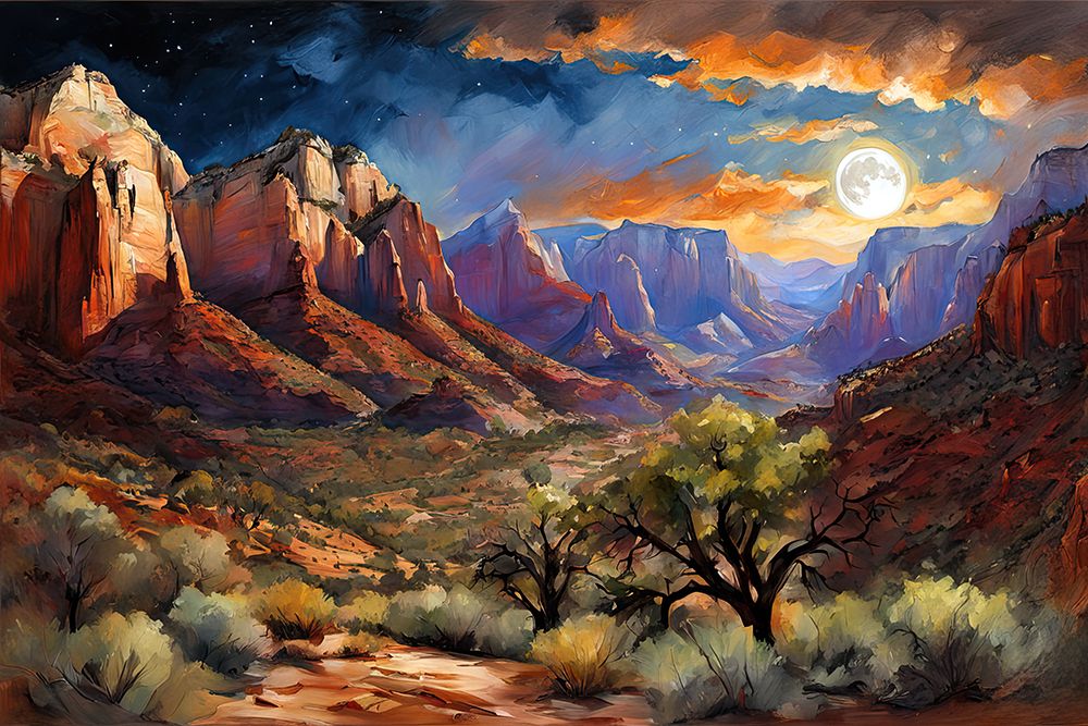 Serene Mountain Range art print by Ronald Bolokofsky for $57.95 CAD