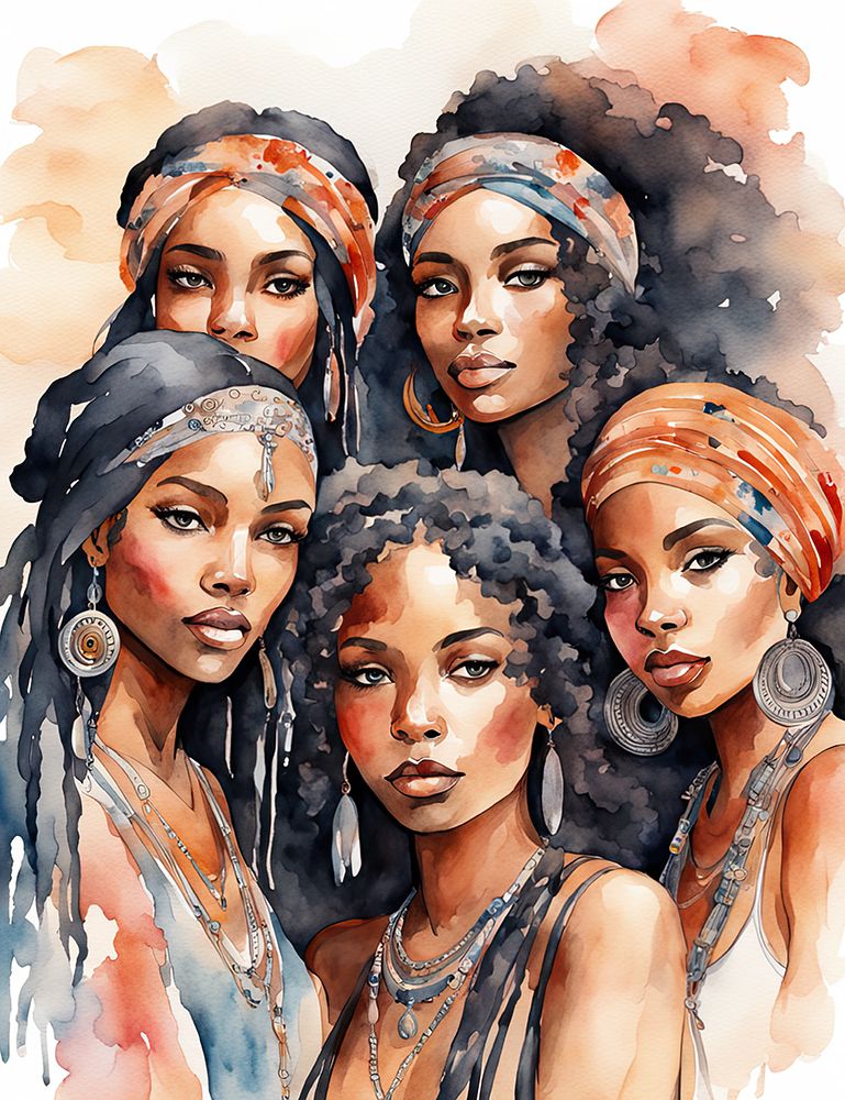 Sisters Of The Diaspora art print by Ronald Bolokofsky for $57.95 CAD
