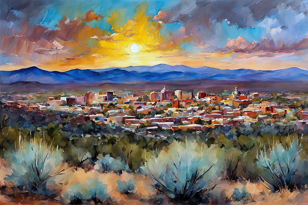 Southwest Sunset art print by Ronald Bolokofsky for $57.95 CAD