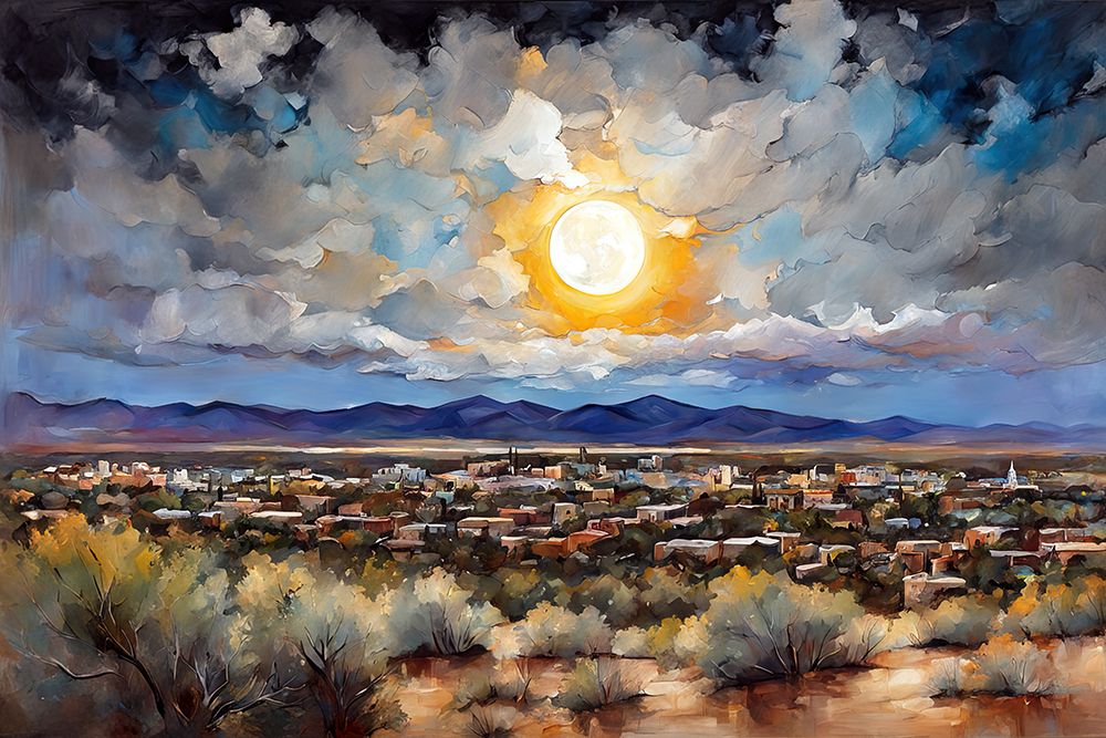 Sunlit Cityscape art print by Ronald Bolokofsky for $57.95 CAD