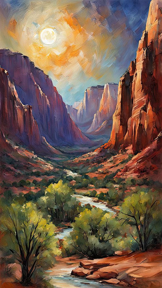 Sunset Valley art print by Ronald Bolokofsky for $57.95 CAD