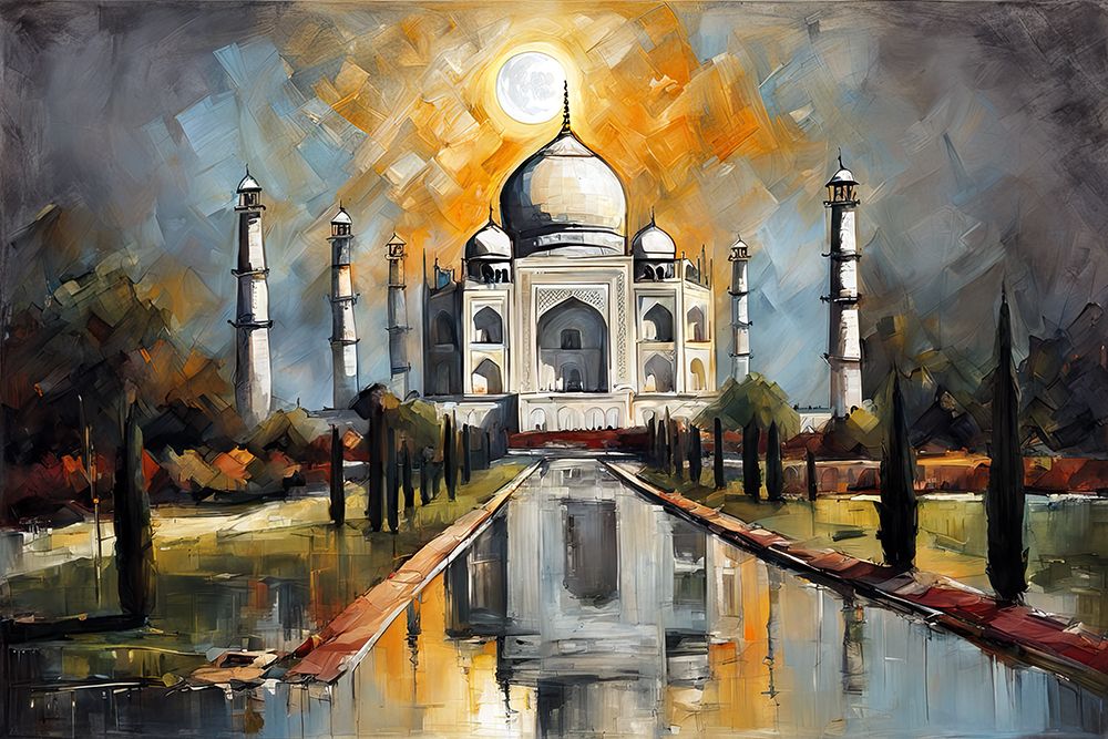 Taj Mahal Reflection art print by Ronald Bolokofsky for $57.95 CAD