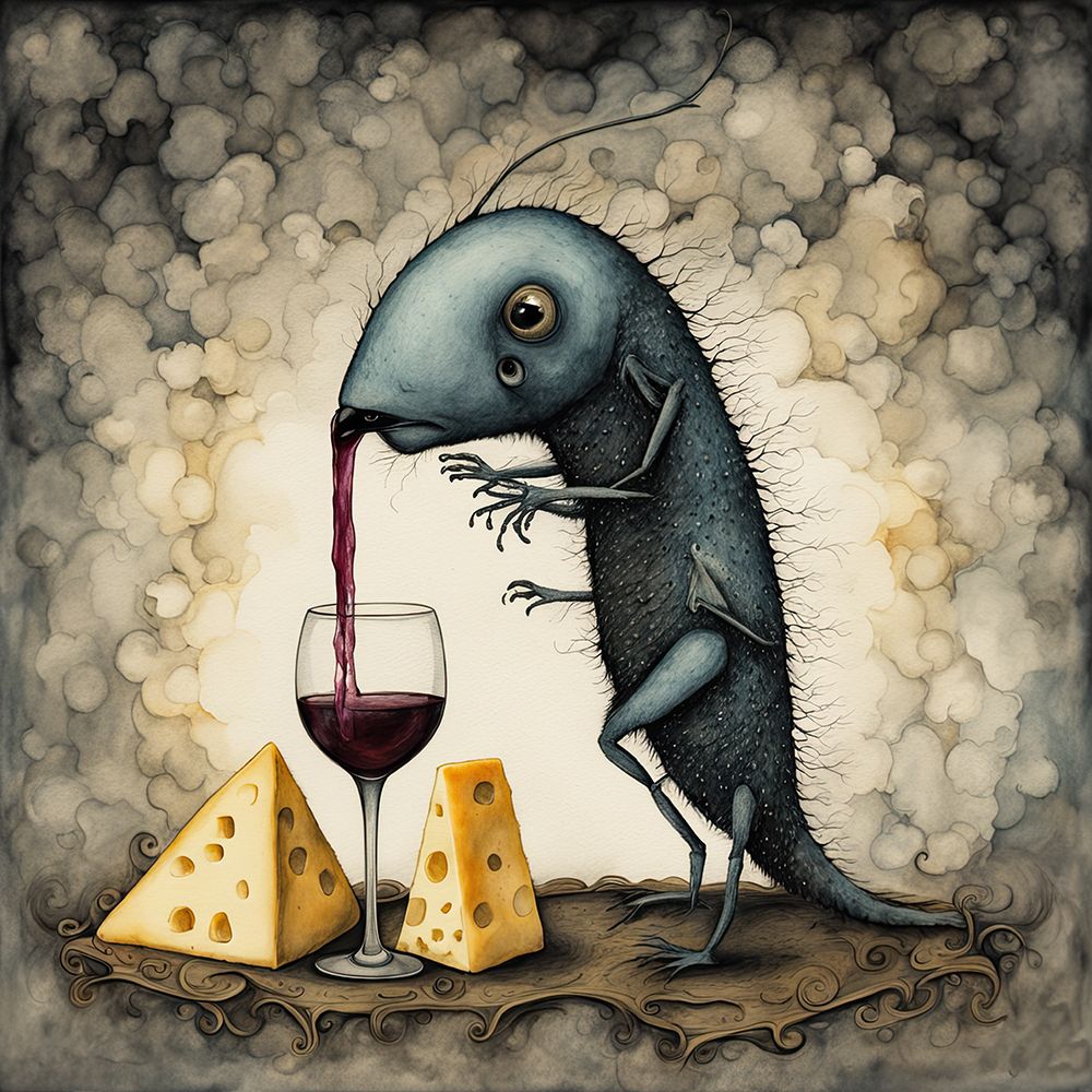 The BugS Wine art print by Ronald Bolokofsky for $57.95 CAD